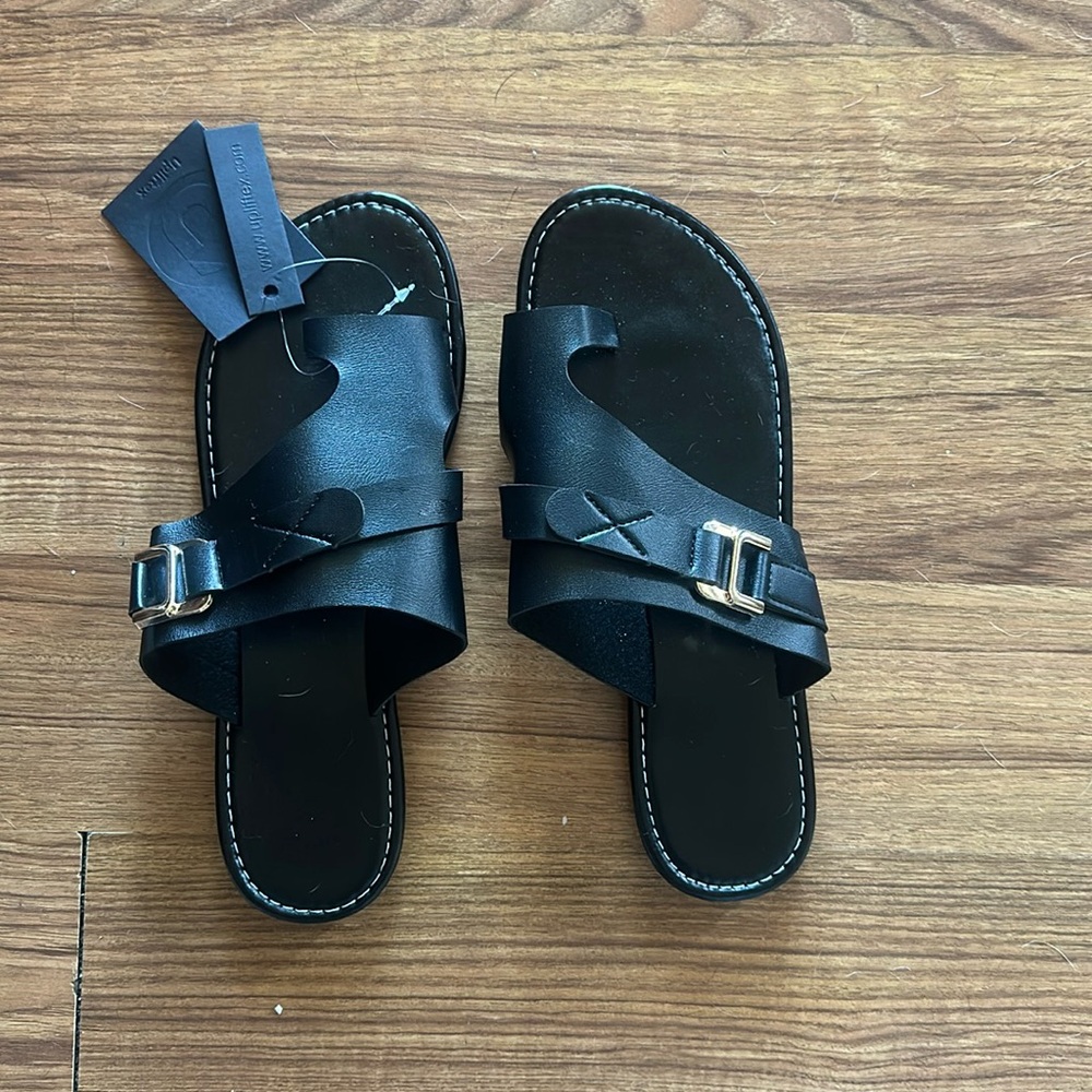 Upliftex black sandal